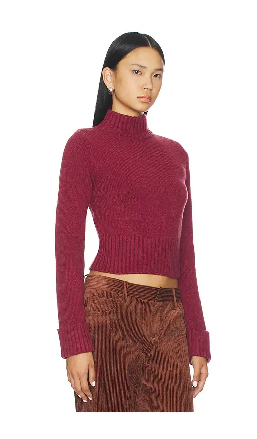 Frankies Bikinis Laurel Cloud Knit Turtleneck Sweater | Thumbnail 2