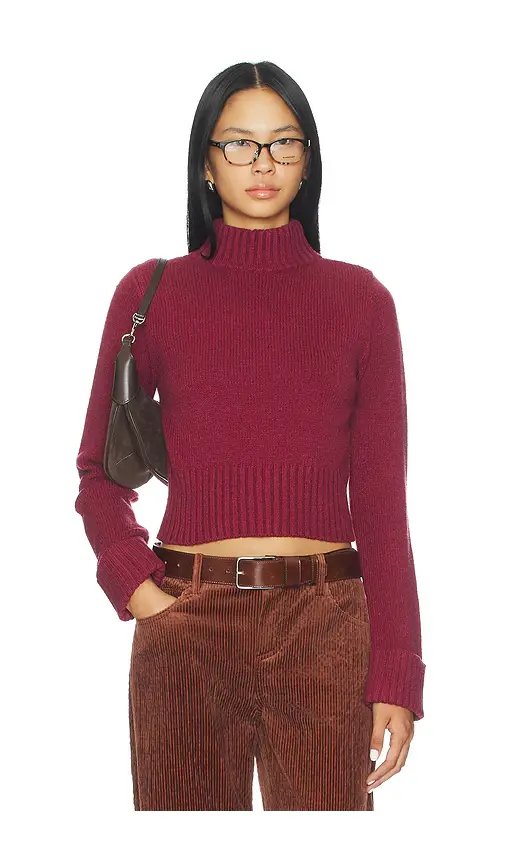 Frankies Bikinis Laurel Cloud Knit Turtleneck Sweater | Image 1 Frankies Bikinis Laurel Cloud Knit Turtleneck Sweater | Image 1