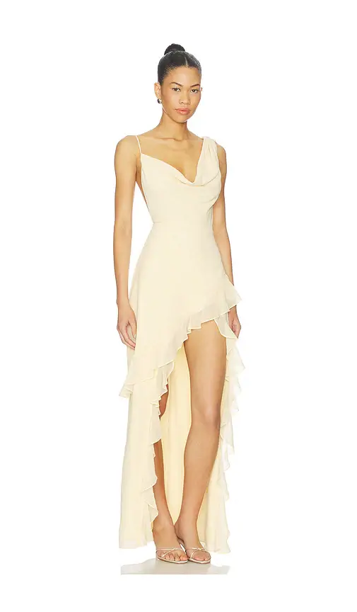 Amanda Uprichard Ella Rose Maxi Dress | Thumbnail 2 Amanda Uprichard Ella Rose Maxi Dress | Thumbnail 2