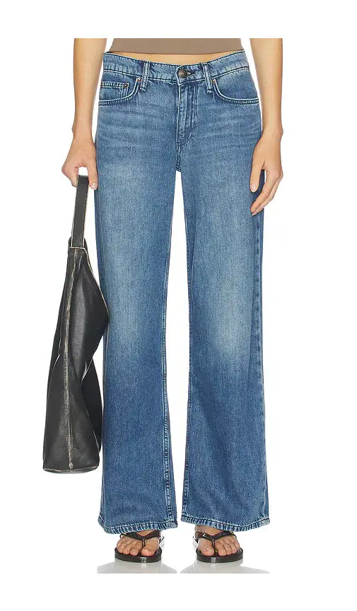 rag & bone Featherweight Cam Low-Rise Ankle Straight Jeans