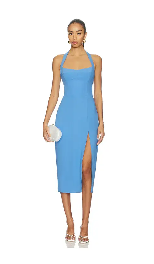 Amanda Uprichard Antonella Midi Dress | Image 1 Amanda Uprichard Antonella Midi Dress | Image 1