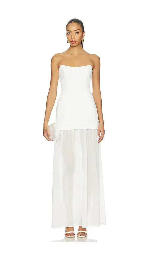 Amanda Uprichard Christy Maxi Dress | Image 1 Amanda Uprichard Christy Maxi Dress | Image 1