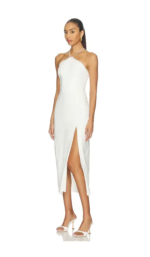 Amanda Uprichard Abby Midi Dress | Thumbnail 2 Amanda Uprichard Abby Midi Dress | Thumbnail 2
