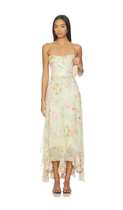 Amanda Uprichard Monterey Dress With Scarf | Thumbnail 2