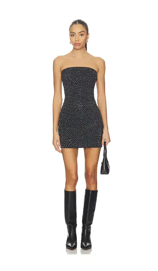 Good American Crystal Strapless Mini Dress | Image 1 Good American Crystal Strapless Mini Dress | Image 1