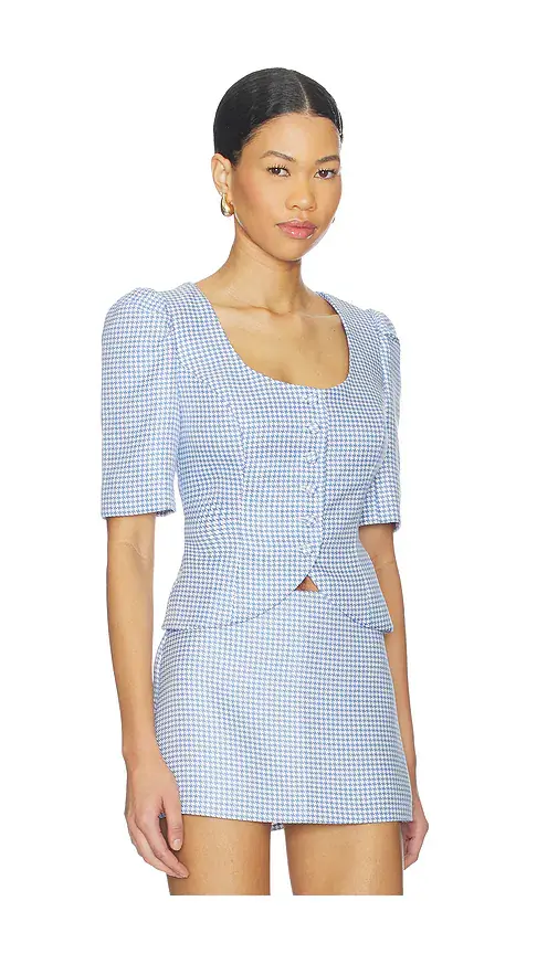 Amanda Uprichard Phoebe Top | Thumbnail 2
