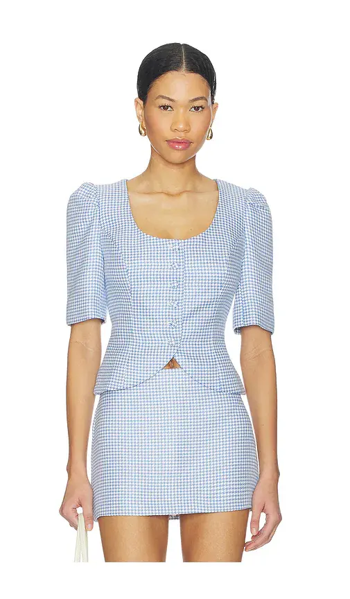 Amanda Uprichard Phoebe Top | Image 1 Amanda Uprichard Phoebe Top | Image 1