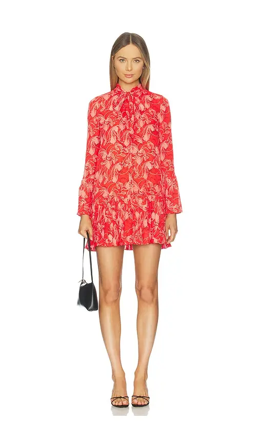 Cinq a Sept Botanical Floral Alinda Dress | Image 1 Cinq a Sept Botanical Floral Alinda Dress | Image 1
