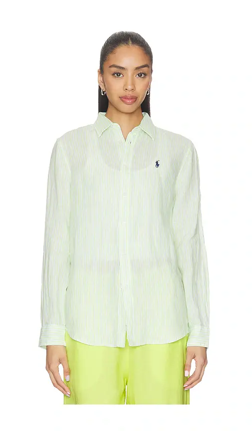 Polo Ralph Lauren Linen Long Sleeve Sport Shirt | Thumbnail 2 Polo Ralph Lauren Linen Long Sleeve Sport Shirt | Thumbnail 2