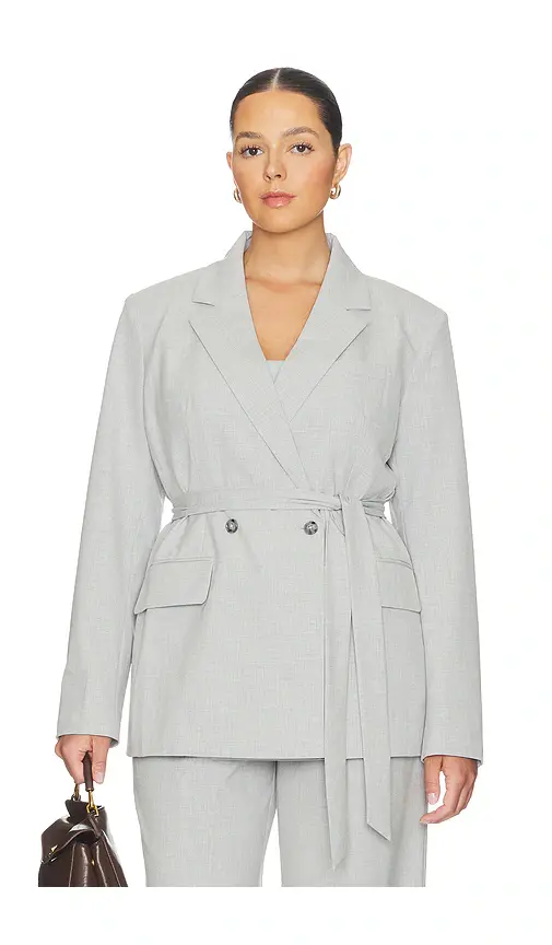 GOOD AMERICAN Essential Suiting Belted Blazer | Thumbnail 2 GOOD AMERICAN Essential Suiting Belted Blazer | Thumbnail 2