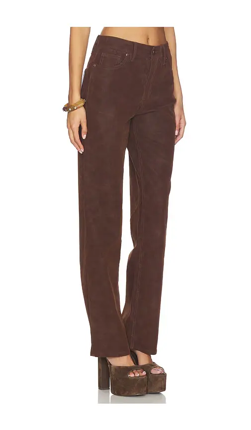GOOD AMERICAN Better Than Suede Good True Straight Pants | Thumbnail 2 GOOD AMERICAN Better Than Suede Good True Straight Pants | Thumbnail 2