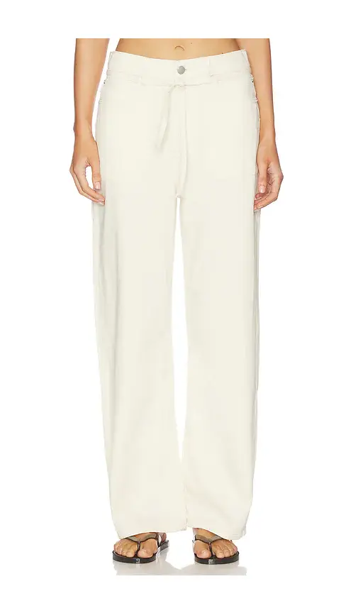 DL1961 Casie Aura Mid Rise Relaxed Wide Leg Jeans