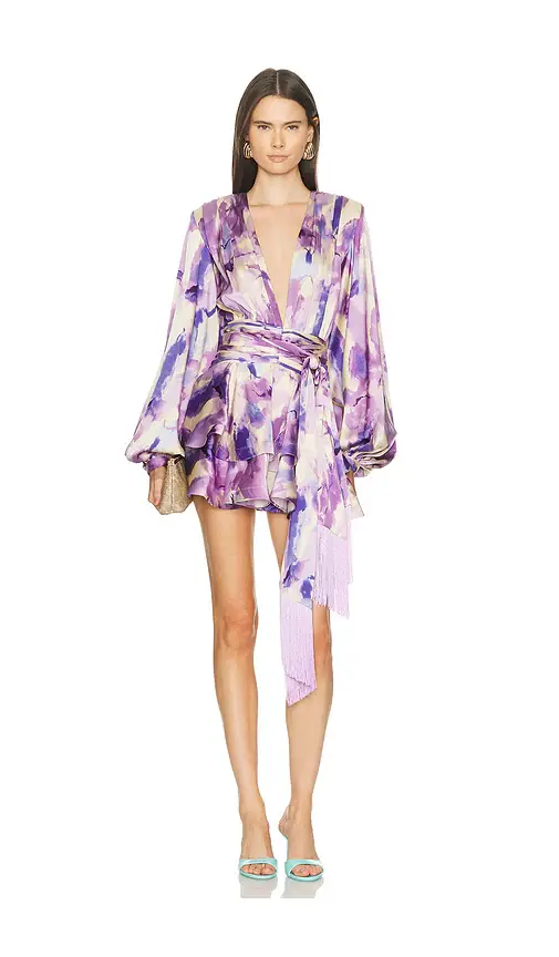Bronx Banco Wisteria Bedouin Coastal Mini Dress | Image 1 Bronx Banco Wisteria Bedouin Coastal Mini Dress | Image 1