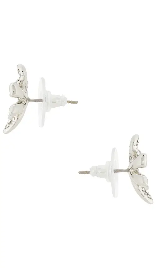 Lele Sadoughi Pave Water Lily Stud Earrings | Thumbnail 2 Lele Sadoughi Pave Water Lily Stud Earrings | Thumbnail 2