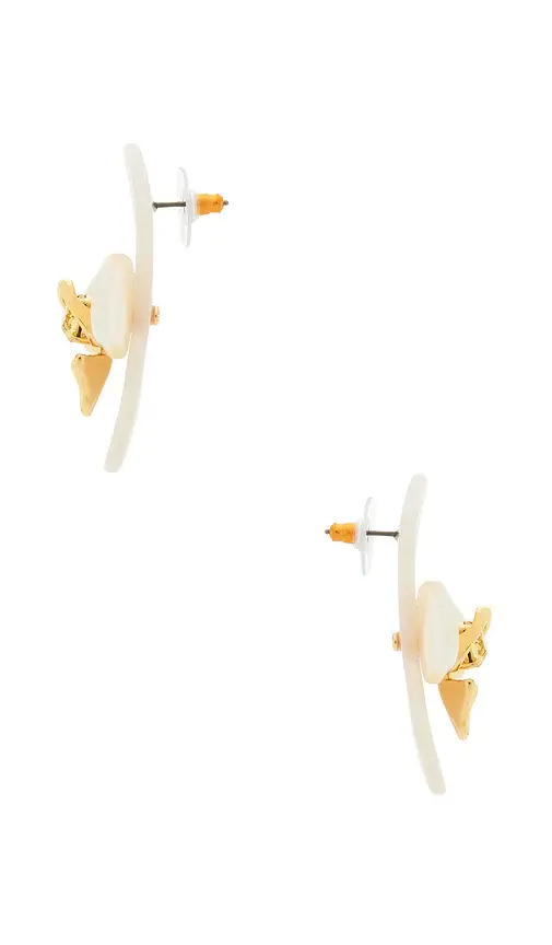 Lele Sadoughi Orchid Earrings | Thumbnail 2