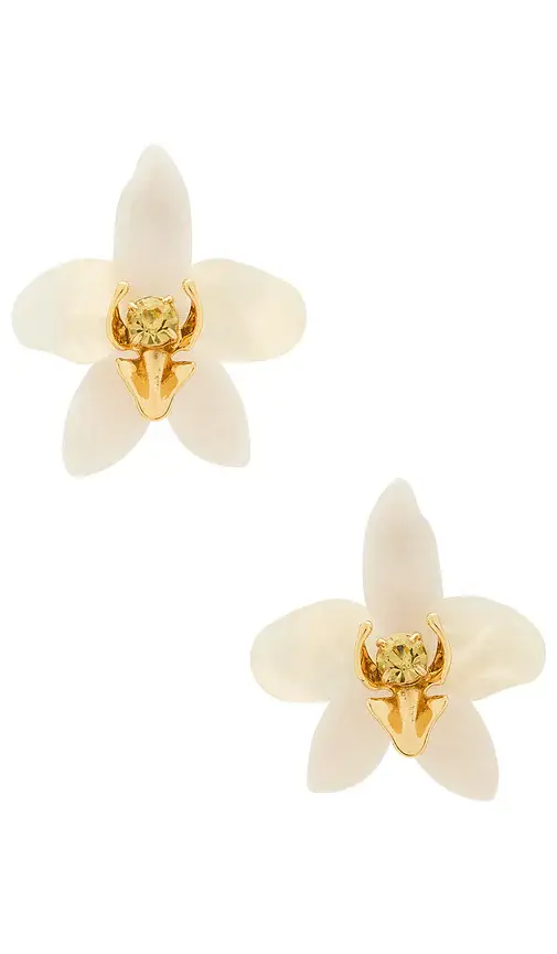 Lele Sadoughi Orchid Earrings | Image 1 Lele Sadoughi Orchid Earrings | Image 1