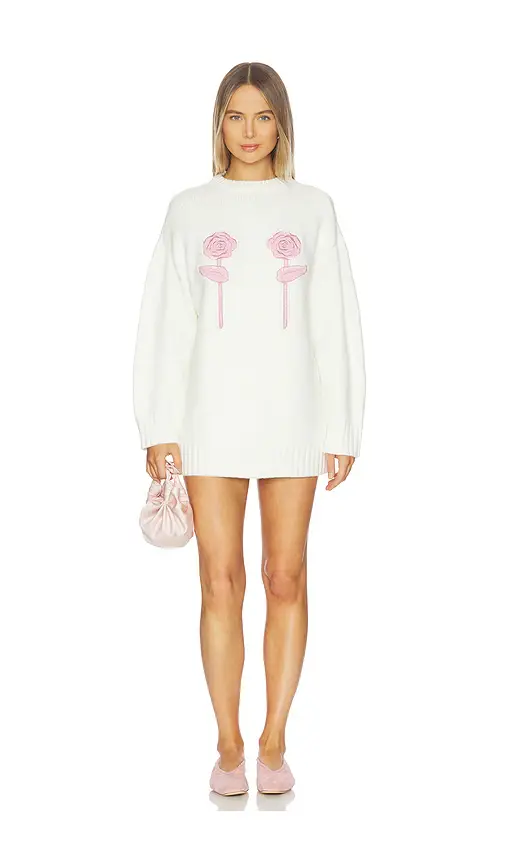 MAJORELLE Vienna Rosette Mini Dress