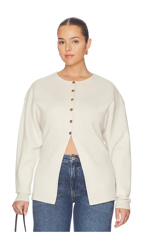 GOOD AMERICAN Exaggerated Sleeve Cardigan | Thumbnail 2 GOOD AMERICAN Exaggerated Sleeve Cardigan | Thumbnail 2