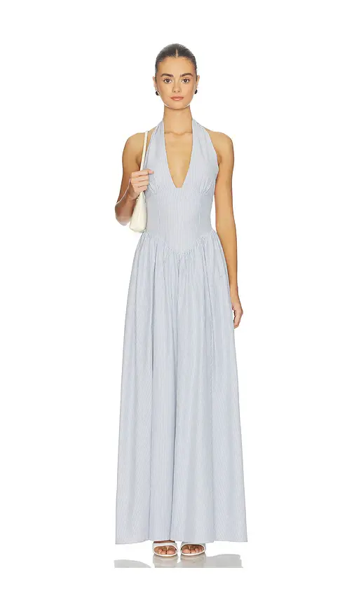 MORE TO COME Leeaster Halter Maxi Dress | Image 1 MORE TO COME Leeaster Halter Maxi Dress | Image 1