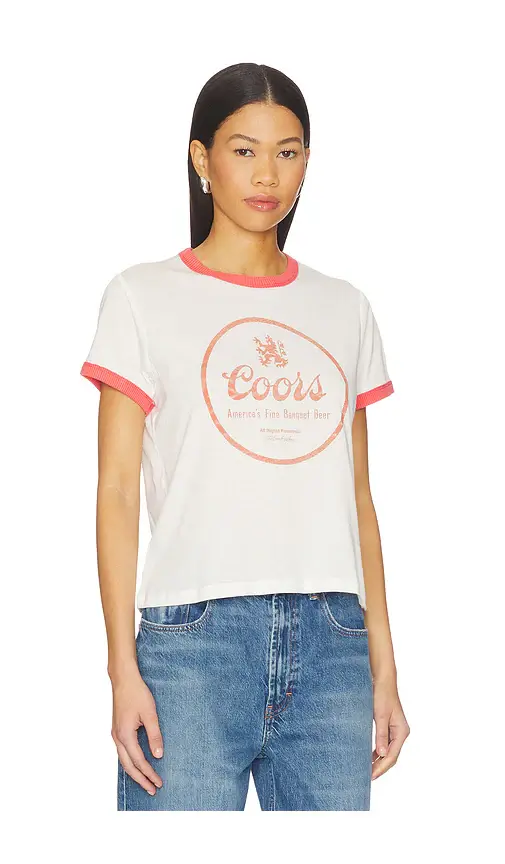 The Laundry Room Coors Fine Banquet Beer Perfect Ringer Tee | Thumbnail 2