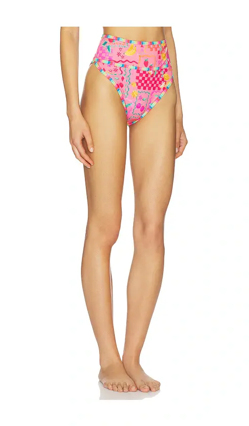 BEACH RIOT Carlotta Highwaist Bikini Bottom | Thumbnail 2