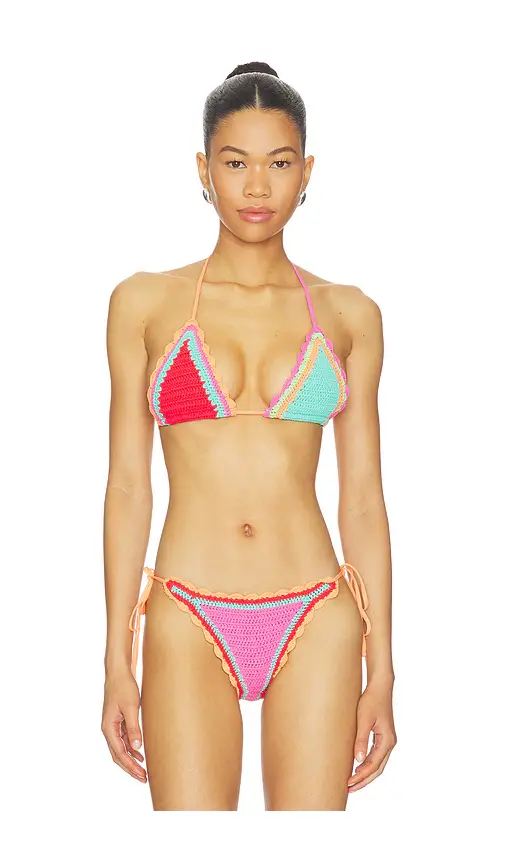 BEACH RIOT Winona Triangle Bikini Top | Image 1 BEACH RIOT Winona Triangle Bikini Top | Image 1