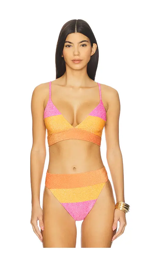 BEACH RIOT x REVOLVE Riza Triangle Bikini Top | Image 1 BEACH RIOT x REVOLVE Riza Triangle Bikini Top | Image 1