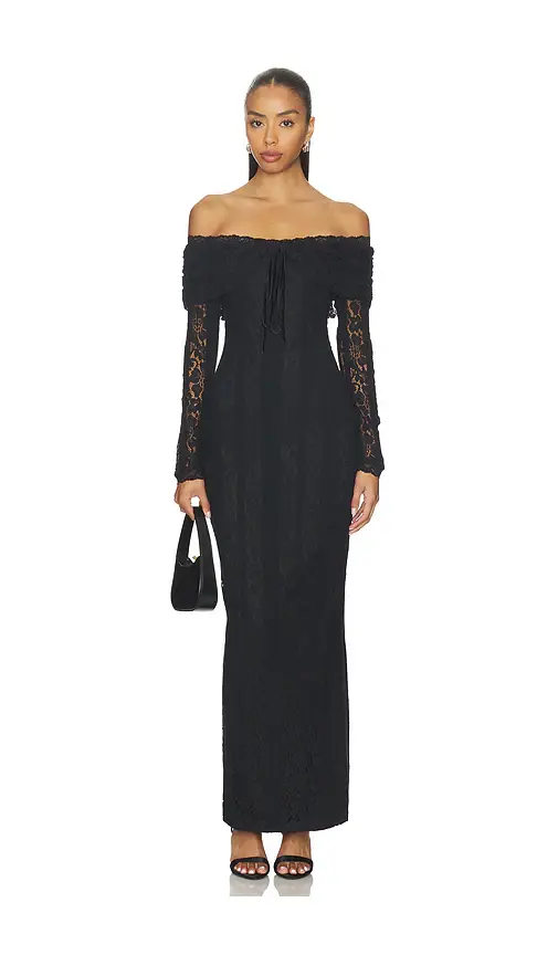 MORE TO COME Annabelle Off Shoulder Maxi