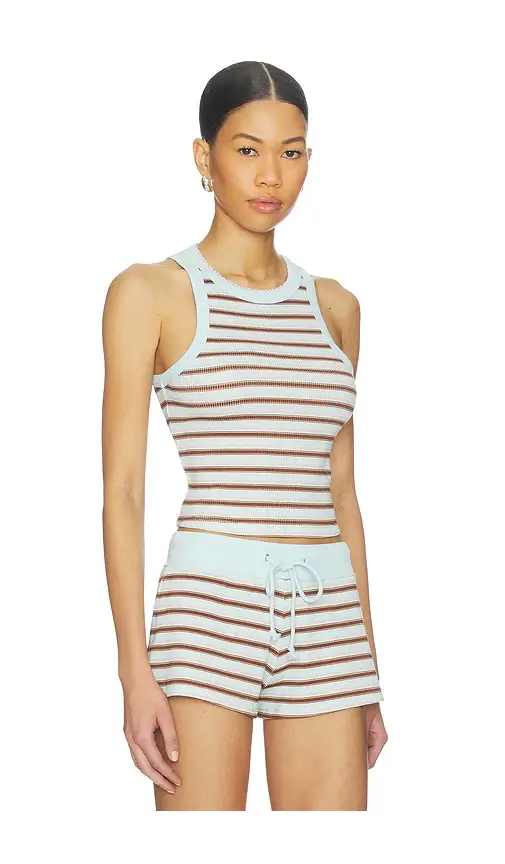 Frankies Bikinis Emma Thermal Tank Top | Thumbnail 2