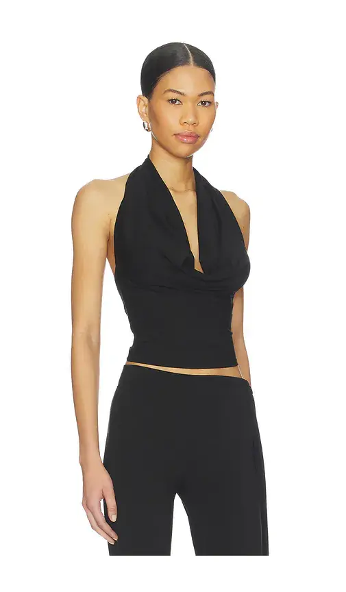 Frankies Bikinis Jay Modal Halter Top | Thumbnail 2