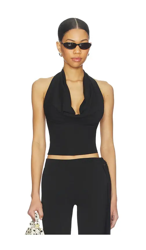 Frankies Bikinis Jay Modal Halter Top | Image 1 Frankies Bikinis Jay Modal Halter Top | Image 1