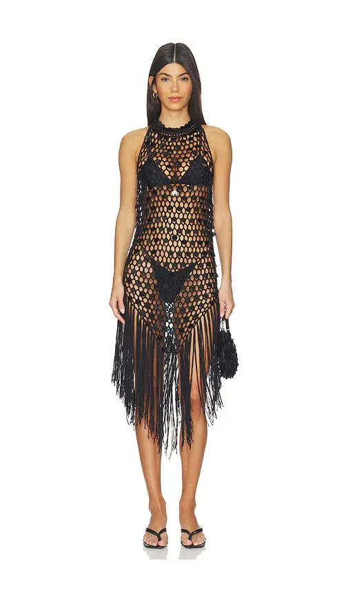 superdown Karrigan Halter Midi Dress | Image 1 superdown Karrigan Halter Midi Dress | Image 1