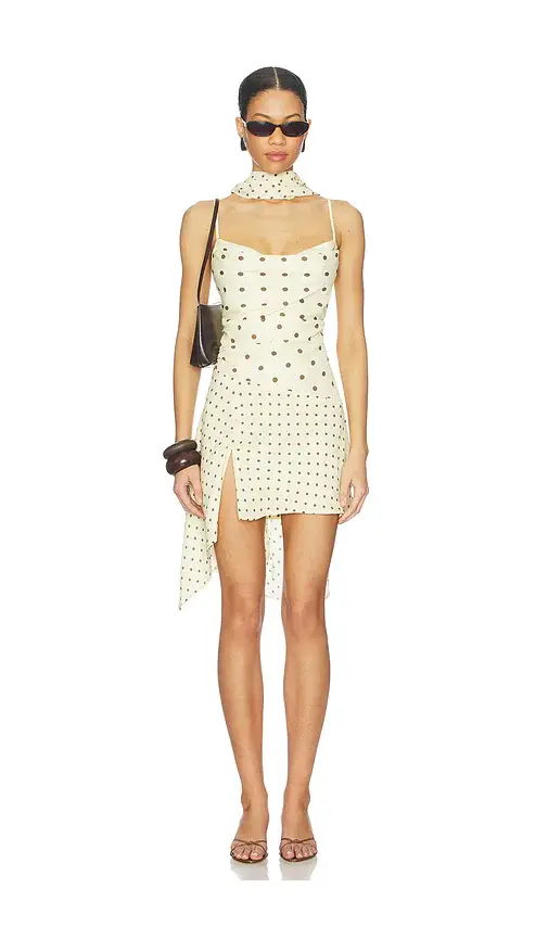 Runaway The Label Alora Scoop Neck Mini Dress