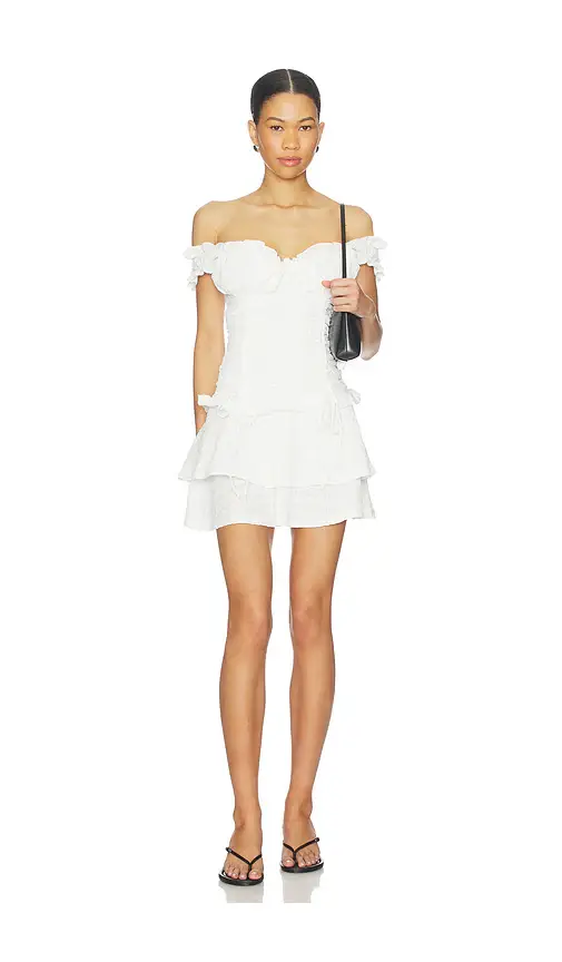 Runaway The Label Bronte Ruffled Corset Mini Dress | Thumbnail 2