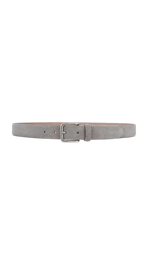 Vince 30mm Alex Stitched Suede Belt