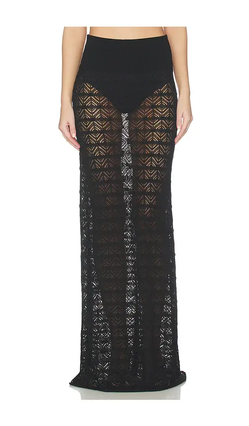 NBD Kyriah Pointelle Maxi Skirt | Image 1 NBD Kyriah Pointelle Maxi Skirt | Image 1