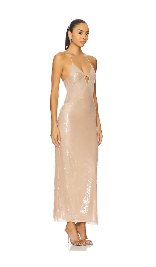 Ceren Ocak Sequin Cut-Out Dress | Thumbnail 2