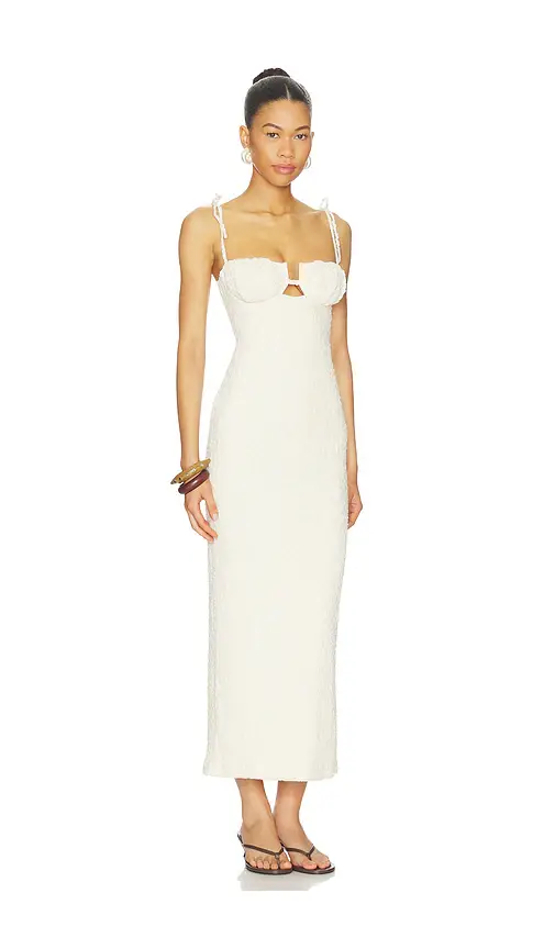Montce X Elsa Hosk Petal Long Slip Dress | Thumbnail 2 Montce X Elsa Hosk Petal Long Slip Dress | Thumbnail 2