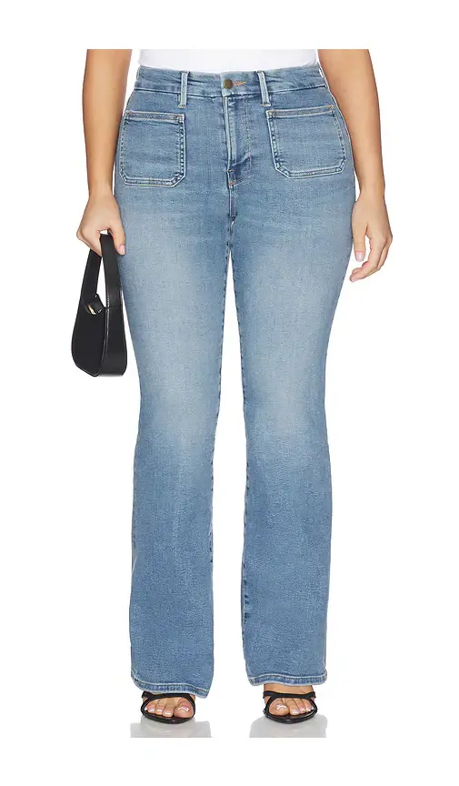 GOOD AMERICAN Good Legs Flare Jeans | Thumbnail 2 GOOD AMERICAN Good Legs Flare Jeans | Thumbnail 2