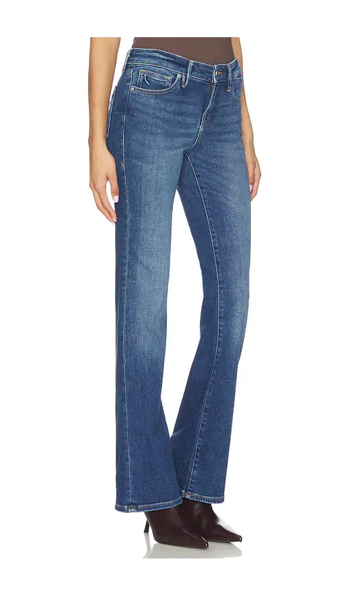 GOOD AMERICAN Good Low Rise Boot Jeans | Thumbnail 2 GOOD AMERICAN Good Low Rise Boot Jeans | Thumbnail 2