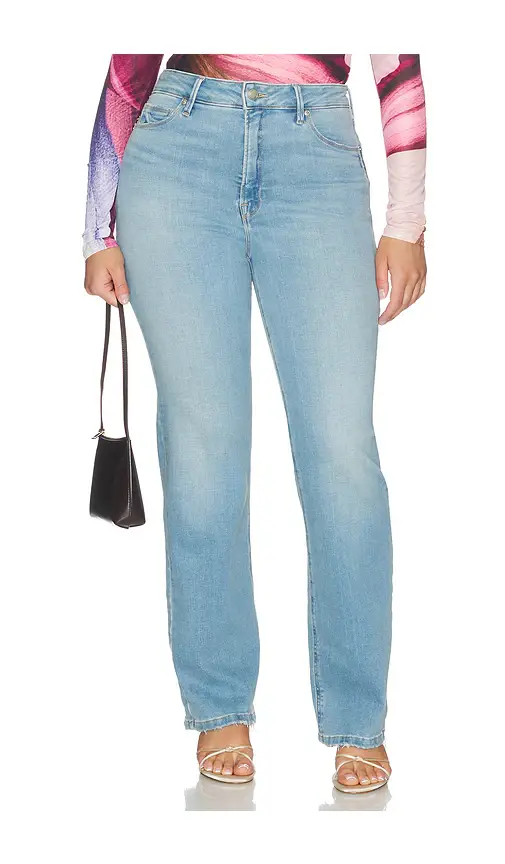 GOOD AMERICAN Good True Straight Jeans | Thumbnail 2 GOOD AMERICAN Good True Straight Jeans | Thumbnail 2