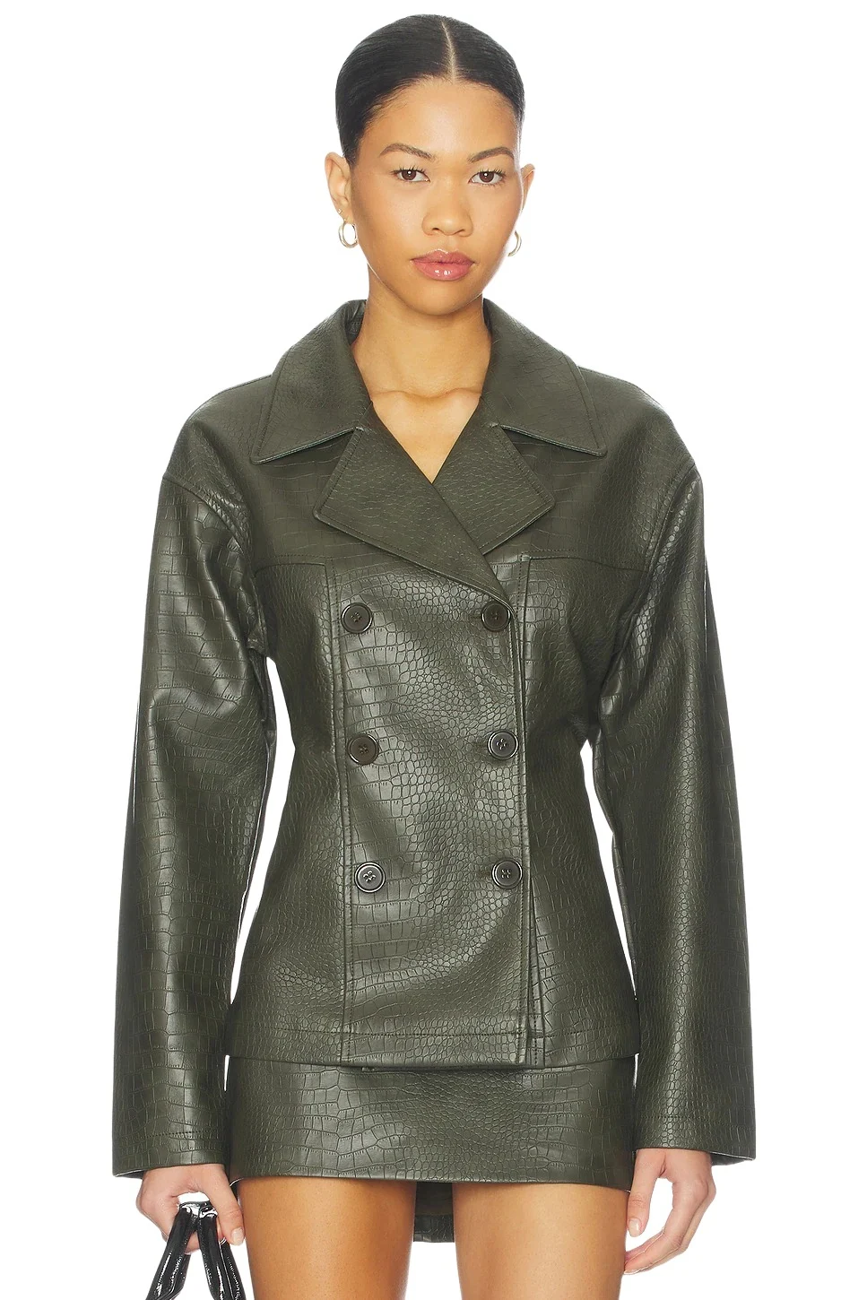 superdown Caroline Faux Leather Jacket