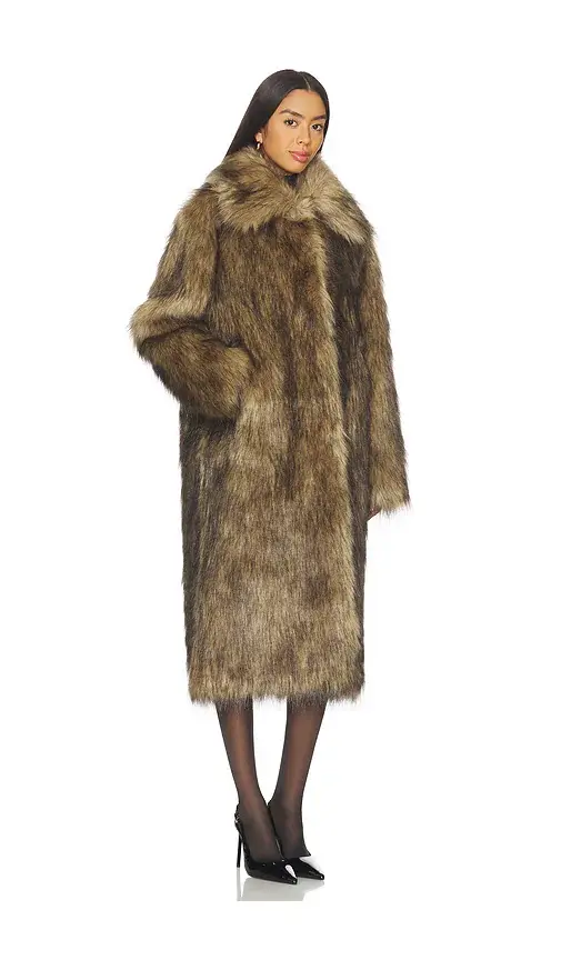 superdown x Emma Leger Carmela Faux Fur Coat | Thumbnail 2 superdown x Emma Leger Carmela Faux Fur Coat | Thumbnail 2