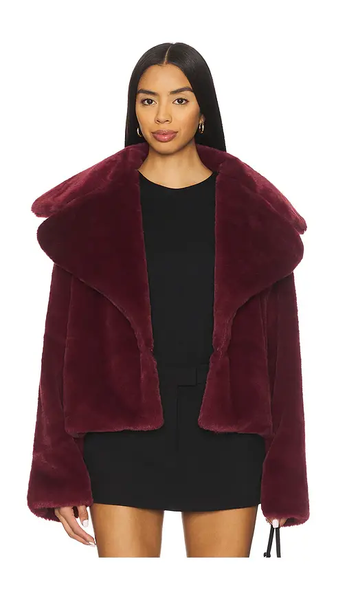 superdown x Emma Leger Willow Faux Fur Coat | Image 1 superdown x Emma Leger Willow Faux Fur Coat | Image 1