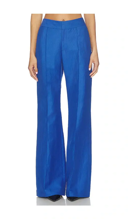 Smythe Wide Leg Pintuck Trouser | Image 1 Smythe Wide Leg Pintuck Trouser | Image 1