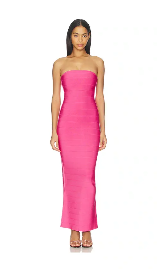 NBD Kirstyn Strapless Maxi Tube Dress