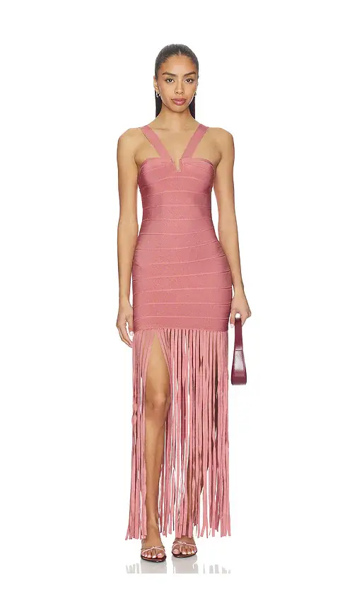 NBD Jaeke Fringe Maxi Dress | Image 1 NBD Jaeke Fringe Maxi Dress | Image 1