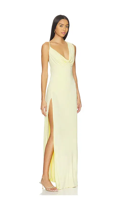 NBD Tessa Draped Shoulder Maxi Dress | Thumbnail 2