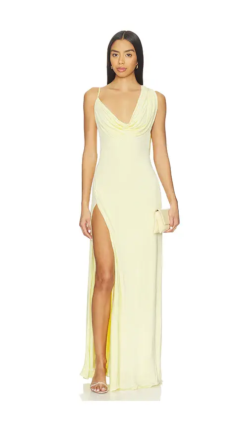NBD Tessa Draped Shoulder Maxi Dress | Image 1 NBD Tessa Draped Shoulder Maxi Dress | Image 1