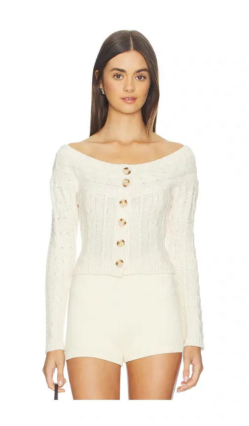 GUIZIO Cosette Off The Shoulder Sweater | Image 1 GUIZIO Cosette Off The Shoulder Sweater | Image 1